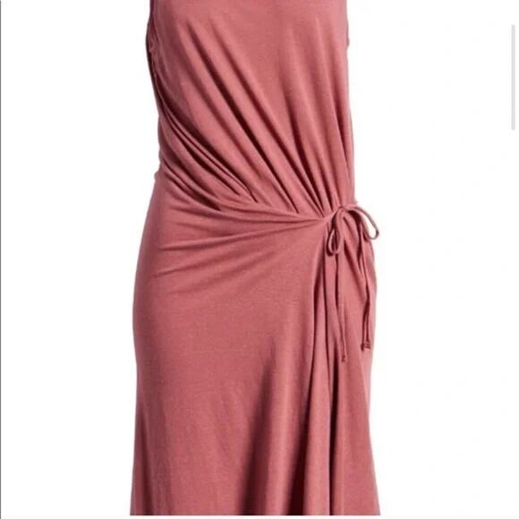 Chelsea28 Womens Purple Pink Asymmetrical Tank Dress Sleeveless Midi Size XS - Picture 4 of 12